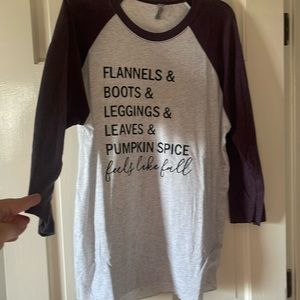 3/4 sleeve Women’s Tunic. Great for leggings!